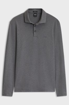 Pallas cotton polo shirt, Grey