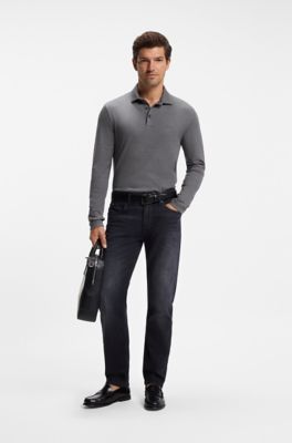 Pallas cotton polo shirt, Grey