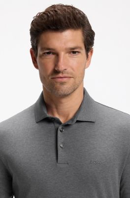 Pallas cotton polo shirt, Grey