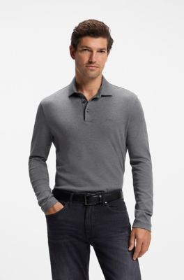 Pallas cotton polo shirt, Grey