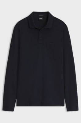 Pallas polo in cotone, Blu scuro