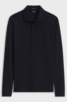 Pallas cotton polo shirt, Dark Blue