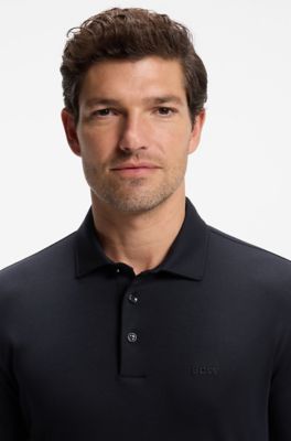 Pallas cotton polo shirt, Dark Blue