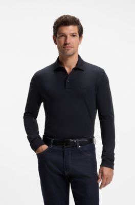 Pallas cotton polo shirt, Dark Blue