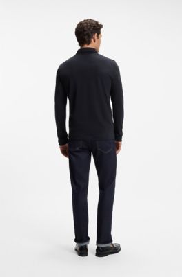 Pallas cotton polo shirt, Dark Blue