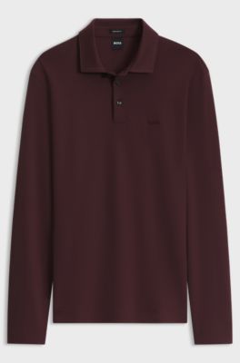 Pallas cotton polo shirt, Dark Brown