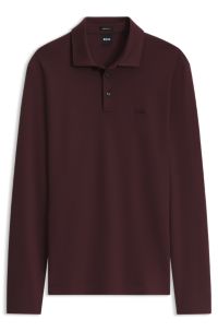 Pallas cotton polo shirt, Dark Brown