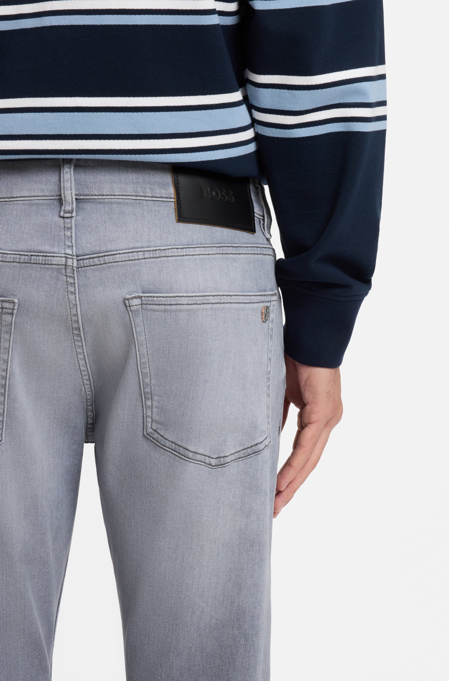 Boss Delaware slim-fit jeans herr – bild 3