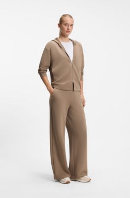 BOSS x AO relaxed-fit trousers, Light Brown