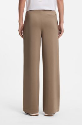 BOSS x AO relaxed-fit trousers, Light Brown