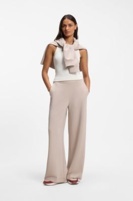 BOSS x AO relaxed-fit trousers, Light Beige