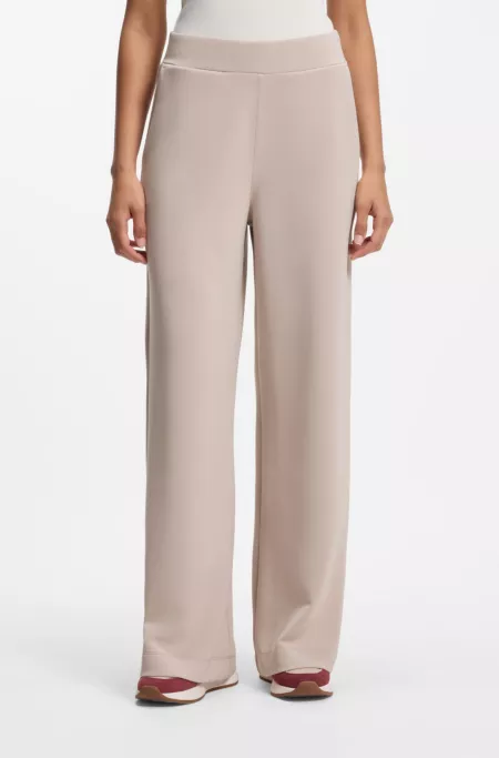 Relaxed-Fit Hose aus Scuba-Jersey mit weitem Beinverlauf