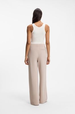 BOSS x AO relaxed-fit trousers, Light Beige