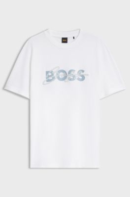 Cotton jersey T-shirt , White