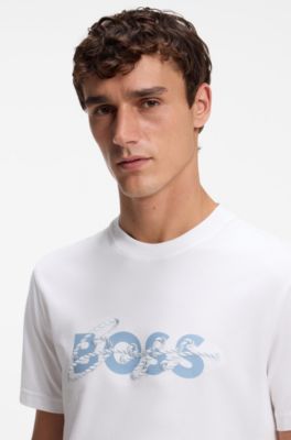 Cotton jersey T-shirt , White