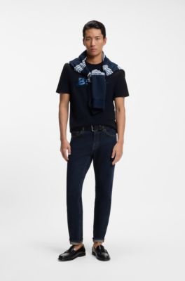 Cotton jersey T-shirt , Dark Blue