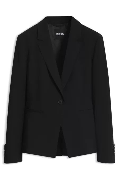 Slim-Fit Blazer aus Wolle