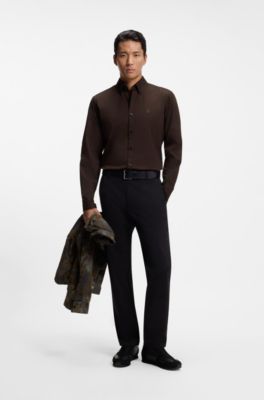 Cotton shirt, Brown