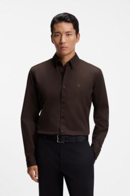 Cotton shirt, Brown