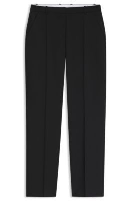 Virgin-wool trousers, Black