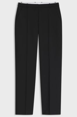 Virgin-wool trousers, Black