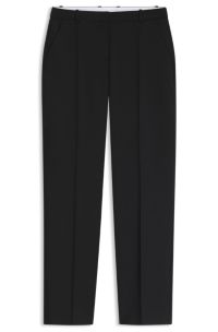 Virgin-wool trousers, Black