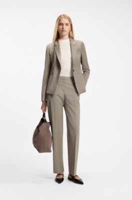 Virgin-wool trousers, Light Brown
