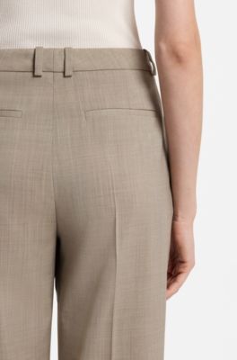 Virgin-wool trousers, Light Brown