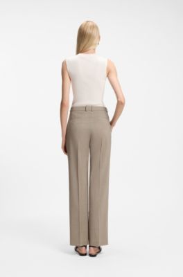 Virgin-wool trousers, Light Brown
