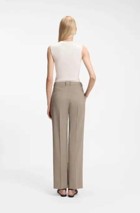 Virgin-wool trousers