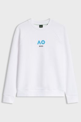 BOSS x AO all-gender sweatshirt, White