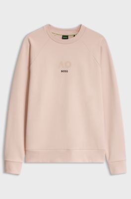 BOSS x AO all-gender sweatshirt, Light Orange