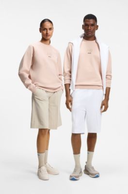 BOSS x AO all-gender sweatshirt, Light Orange