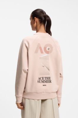BOSS x AO all-gender sweatshirt, Light Orange
