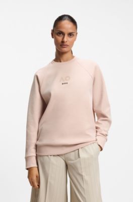 BOSS x AO all-gender sweatshirt, Light Orange