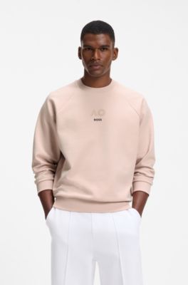 BOSS x AO all-gender sweatshirt, Light Orange