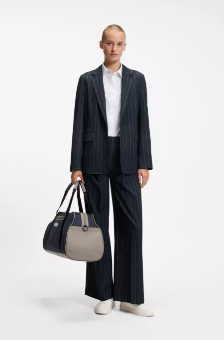 BOSS x AO pinstripe blazer
