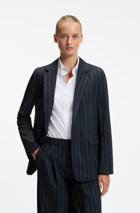 BOSS x AO pinstripe blazer