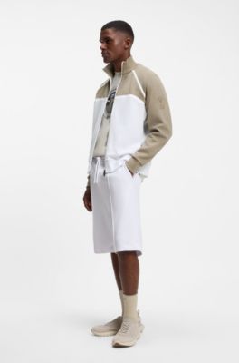 BOSS x AO zip-up sweatshirt, White