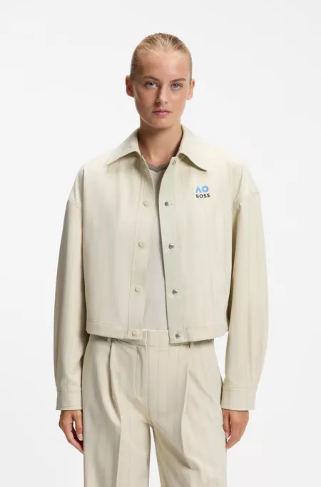 BOSS x AO pinstripe jacket