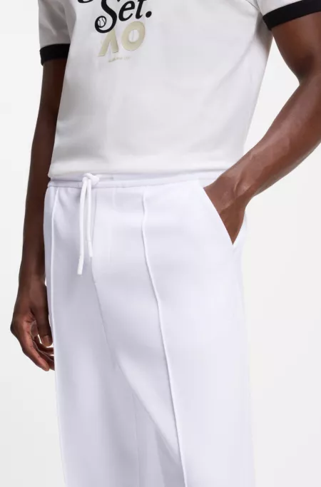 BOSS x AO piqué tracksuit bottoms