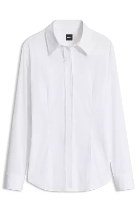 Slim-fit blouse