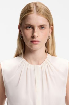 Regular-fit blouse , Natural