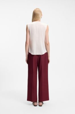 Blusa regular fit, Natural