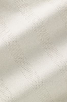BOSS x AO zip-up cardigan, Light Beige
