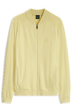BOSS x AO zip-up cardigan