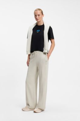 BOSS x AO cotton T-shirt, Black