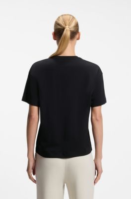BOSS x AO cotton T-shirt, Black