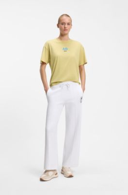 BOSS x AO cotton T-shirt, Yellow