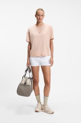 BOSS x AO cotton T-shirt, Light Pink